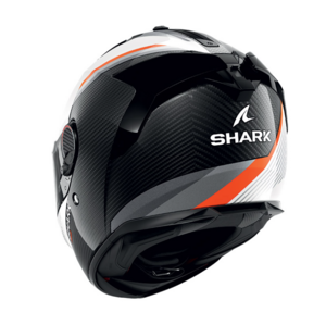 Шлем Shark SPARTAN GT PRO DOKHTA CARBON Black/White/Orange (XL), фото 2