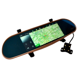 Eplutus D68 зеркало заднего вида на Android с камерой заднего вида и GPS, фото 1
