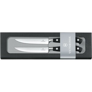 Набор Victorinox кухонный Grand Maitre Steak, 2 предмета, черный, фото 2