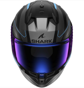 Шлем Shark D-SKWAL 3 SIZLER Black/Anthracite/Blue XL (матовый), фото 3