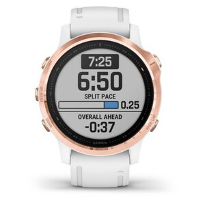 Garmin Fenix 6S PRO розовое золото с белым ремешком, фото 2