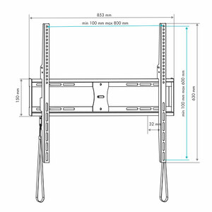 Кронштейн для LED/LCD телевизоров VLK TRENTO-41 (black), фото 6