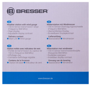 Анемометр (ветромер) Bresser «3 в 1», профессиональный, фото 15