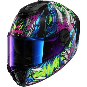 Шлем Shark SPARTAN RS SHAYTAN Black/Green/Violet (L), фото 1