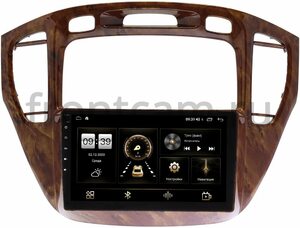 Штатная магнитола LeTrun 4166-9293 для Toyota Highlander (U20) 2001-2007 (орех, для авто без монитора) на Android 10 (4G-SIM, 3/32, DSP, QLed), фото 1