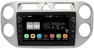 Штатная магнитола LeTrun BPX609-9048 для Volkswagen Tiguan 2007-2011, Golf Plus 2004-2014 на Android 10 (4/64, DSP, IPS, с голосовым ассистентом, с крутилками), фото 1