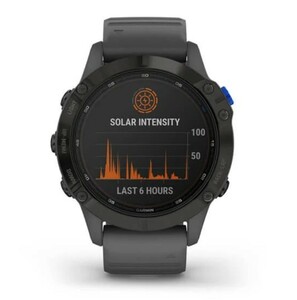 Garmin Fenix 6 PRO Solar черный с серым ремешком, фото 8