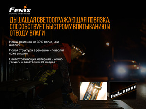 Налобный фонарь Fenix HL18RW черный, фото 9