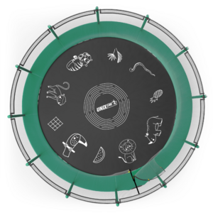 Батут UNIX line SUPREME GAME 16 ft (green), фото 5