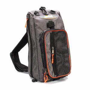 Сумка-рюкзак рыболовная "СЛЕДОПЫТ" Sling Shoulder Bag, 44х24х17 см, цв. серый, фото 2