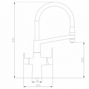 Смеситель для кухни ZORG Steel Hammer SH 818-6 бронза, фото 2