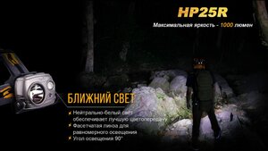 Налобный фонарь Fenix HP25R, фото 9