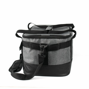 Сумка изотермическая СЛЕДОПЫТ Gray Line Pro, 34 л, цв. серый меланж, фото 4