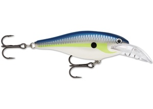 Воблер плавающий RAPALA Scatter Rap Shad Deep DSCRS07-HSD (2,7м-3,6м, 7 см 7 г), фото 1
