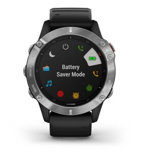 Garmin Fenix 6 серебристый с черным ремешком, фото 4