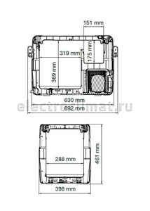 Компрессорный автохолодильник Dometic CoolFreeze CDF 11, фото 7