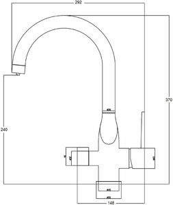 Смеситель для кухни ZORG Steel Hammer (SH 910 CR) хром, фото 2