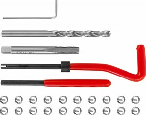 Thorvik TRIS61 Набор для восстановления резьбы M6x1.0, 25 предметов, фото 1