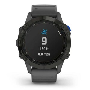 Garmin Fenix 6 PRO Solar черный с серым ремешком, фото 6