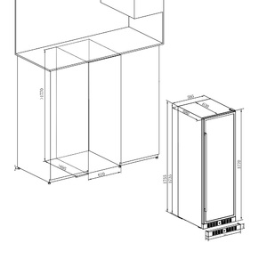 Винный шкаф Temptech PRES180DB, фото 5