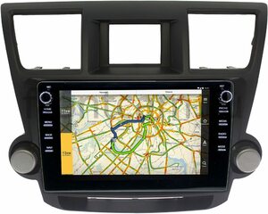 Штатная магнитола LeTrun 3149-10-1167 для Toyota Highlander (U40) 2007-2013 на Android 10 (DSP 2/16 с крутилками), фото 1