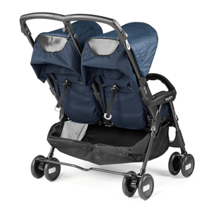 Коляска для двойни Peg-Perego Aria Shopper Twin Indigo, фото 2