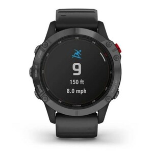 Garmin Fenix 6 PRO Solar серый с черным ремешком, фото 5