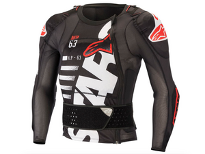 Мотозащита тела ALPINESTARS SEQUENCE PROTECTION JACKET LONG SLEEVE (черно-бело-красный, 123, S), фото 1