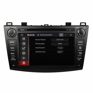Штатная магнитола CARMEDIA KD-8003-P3-7 DVD Mazda 3 2009-2013 (BL), Axela 2009-2013, фото 5