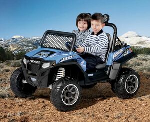 Детский электромобиль Peg-Perego Polaris Ranger RZR 900 Blue, фото 14