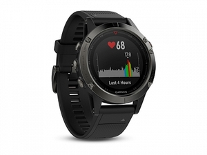 Garmin Fenix 5 серые с черным ремешком, фото 2