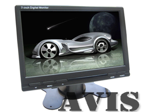 Автомобильный монитор 7" на приборную панель AVEL AVS0705BM, фото 1