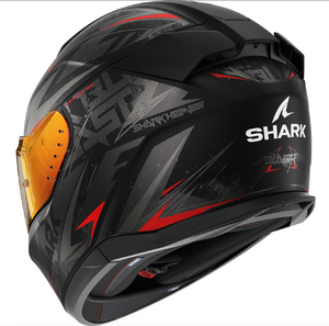 Шлем Shark D-SKWAL 3 BLAST-R MAT Black/Anthracite/Red M (матовый), фото 2