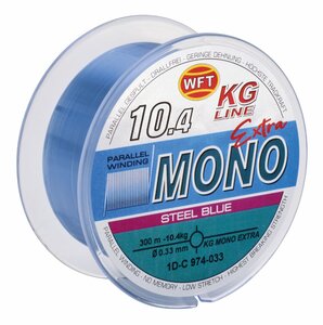 Леска моно. WFT KG MONO EXTRA Steel Blue 300/033, фото 2