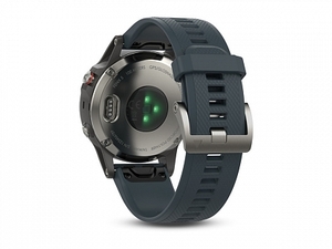 Garmin Fenix 5 серебристые с синим ремешком, фото 6