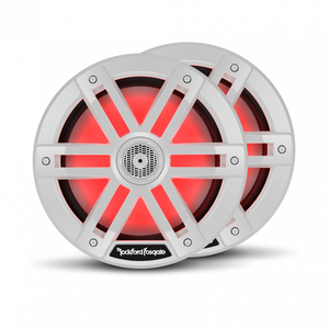 Влагозащищенные динамики 8" Rockford Fosgate M1-8, LED, RMS 150Вт, белые, фото 1