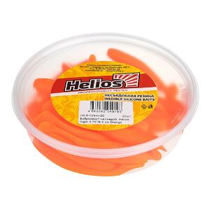Виброхвост несъедоб. Vigor 3,75"/9.5 см Orange 20шт. (HS-6-024-N-20) Helios, фото 2