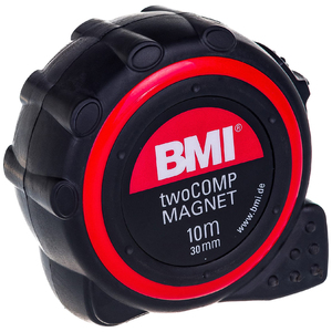 Рулетка BMI twoCOMP MAGNETIC 10m, фото 1