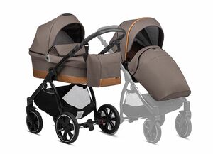 Коляска 2 в 1 Noordi Sole Go Dark Brown, фото 1