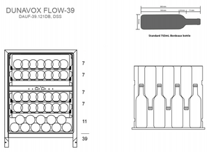 Винный шкаф Dunavox DAUF-39.121DB, фото 3