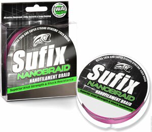 Плетеный шнур SUFIX Nano Braid Aqua Camo 100 м 0.10мм 5,0 кг, фото 1