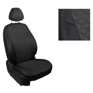 Чехлы из алькантары Ромб Seintex для Opel Corsa D 2006-2014 (96773), фото 1