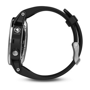 Garmin Fenix 5s серебристые с черным ремешком, фото 5