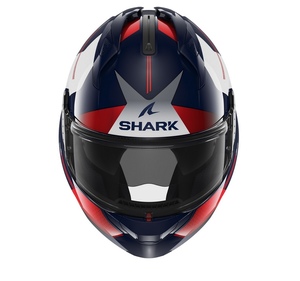 Шлем SHARK EVO GT TEKLINE Blue/Chrome/Red M, фото 3