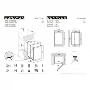 Винный шкаф Dunavox DAB-42.117DSS, фото 9