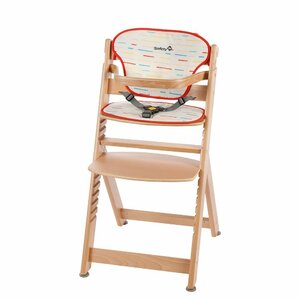 Стульчик для кормления Safety 1st Timba with Tray and Cushion Natural Wood (мягкий вкладыш в комплекте), фото 1