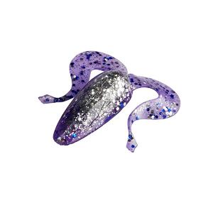 Лягушка несъедоб. Frog 2,56"/6,5 см Silver Sparkles & Fio 20шт. (HS-21-036-N-20) Helios (0), фото 3