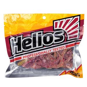 Твистер Credo Four Tail 3,35"/8,5 см Fio & Acid lemon 10шт. (HS-20-027) Helios, фото 2
