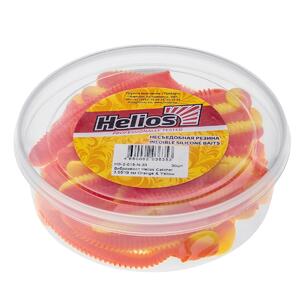 Виброхвост несъедоб. Catcher 3,55"/9 см Orange & Yellow 30шт. (HS-2-015-N-30) Helios, фото 2