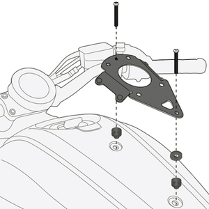 Крепеж TANKLOCK сумки на бак мотоцикла GIVI Yamaha XSR700 (16-18), фото 1